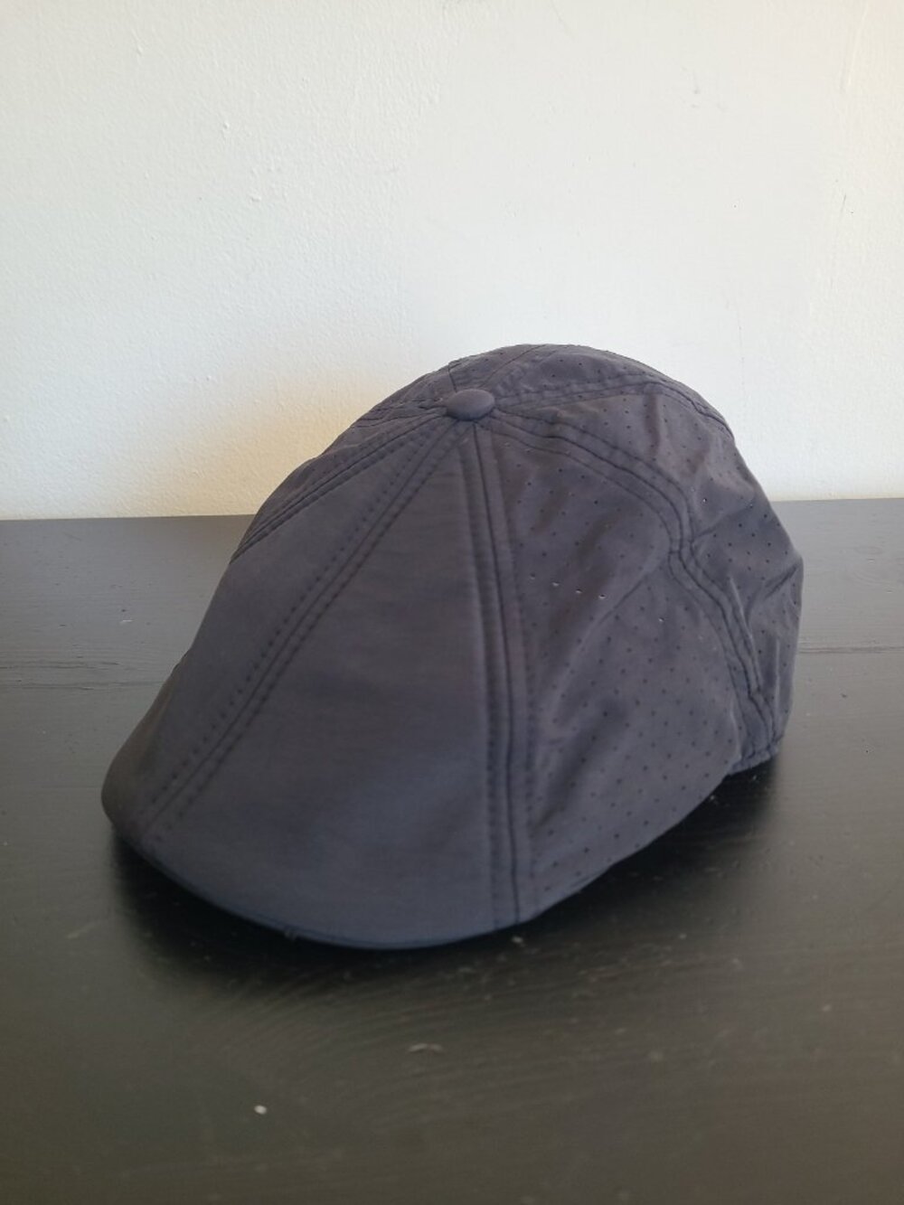 The Original Cool Air Boston Scally Cap Breathable Newsboy Flat Cap Black M/L